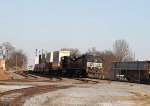 NS 9004 leads train P99 southbound